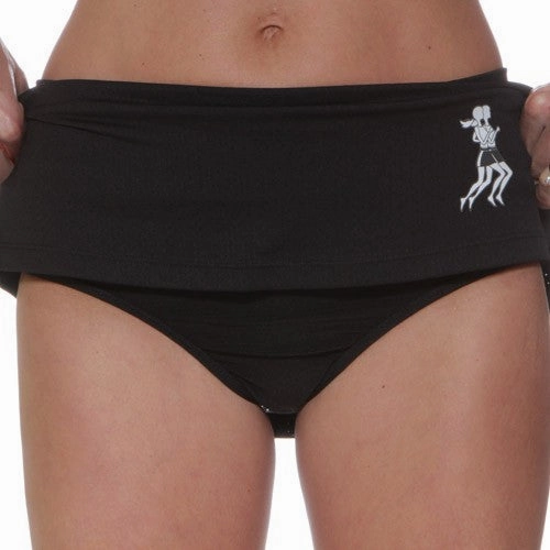Black Running Skirt
