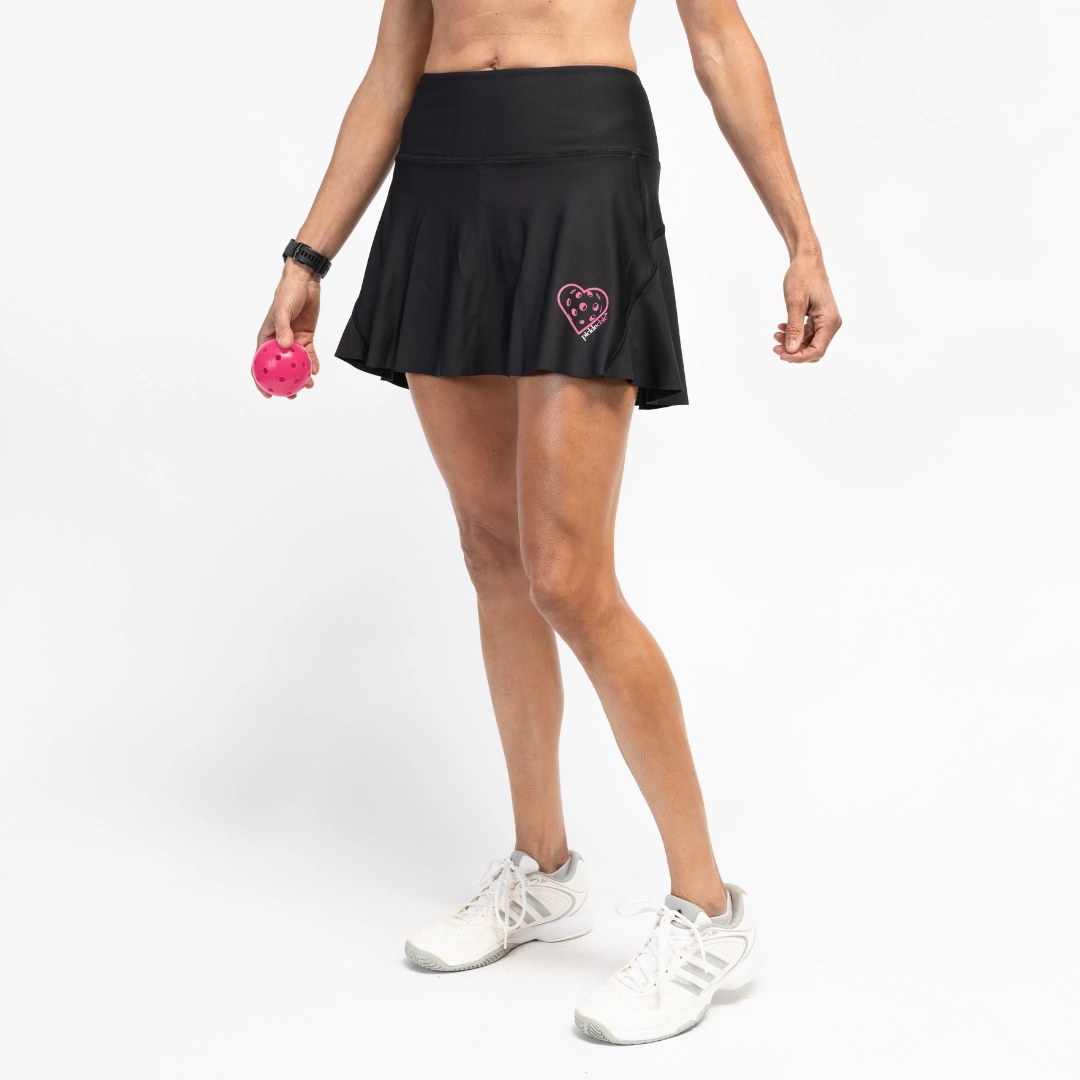 Black Swerve Pickle Ball Skirt