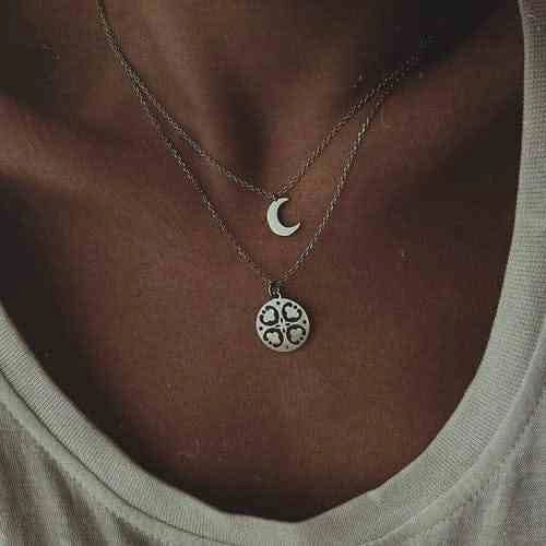 Bohemian Multi Layer Necklace Pendant | Boho Women Multilayer Necklace