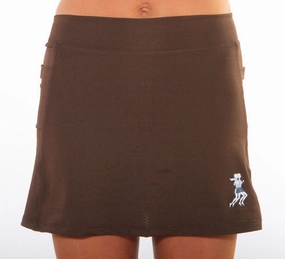 Chocolate Ultra Swift Running Skirt