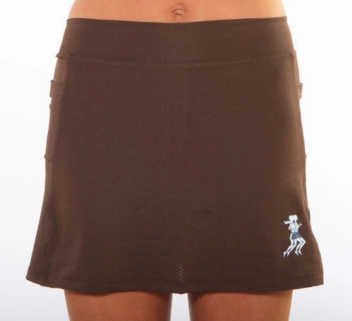 Chocolate Ultra Swift Running Skirt