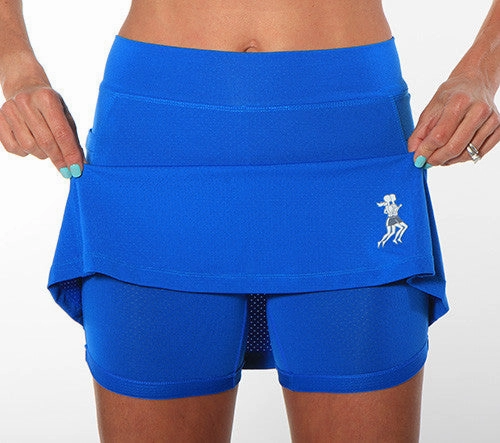 Cobalt Blue Ultra Swift Athletic Skirt
