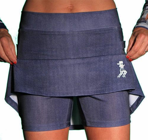 Denim Athletic Skirt