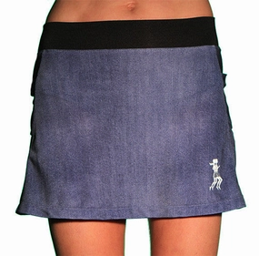 Denim Running Skirt