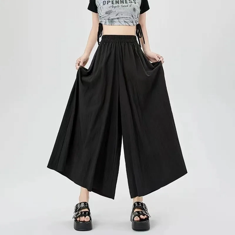 High Waisted Casual Loose Straight Fashion Autumn Winter Pants