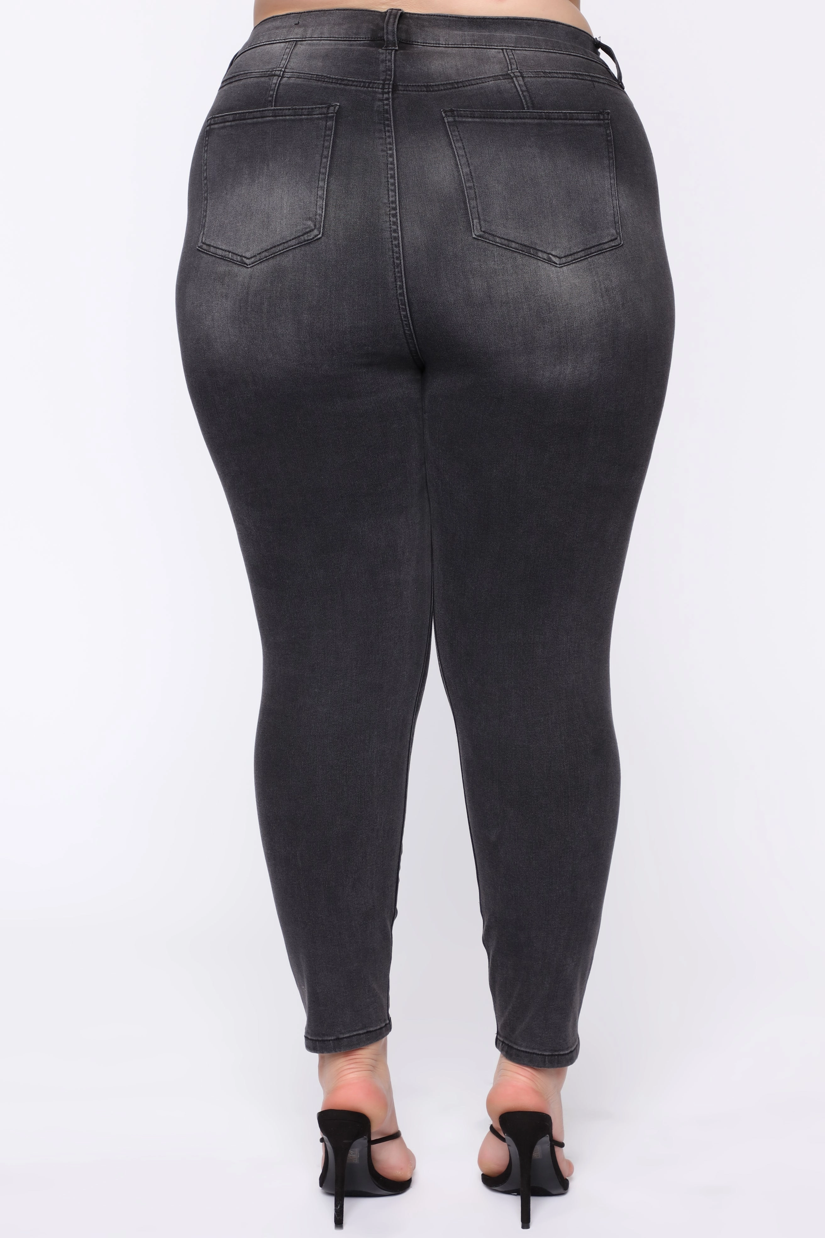 KittenAlarm - All For You High Rise Jeans - Black