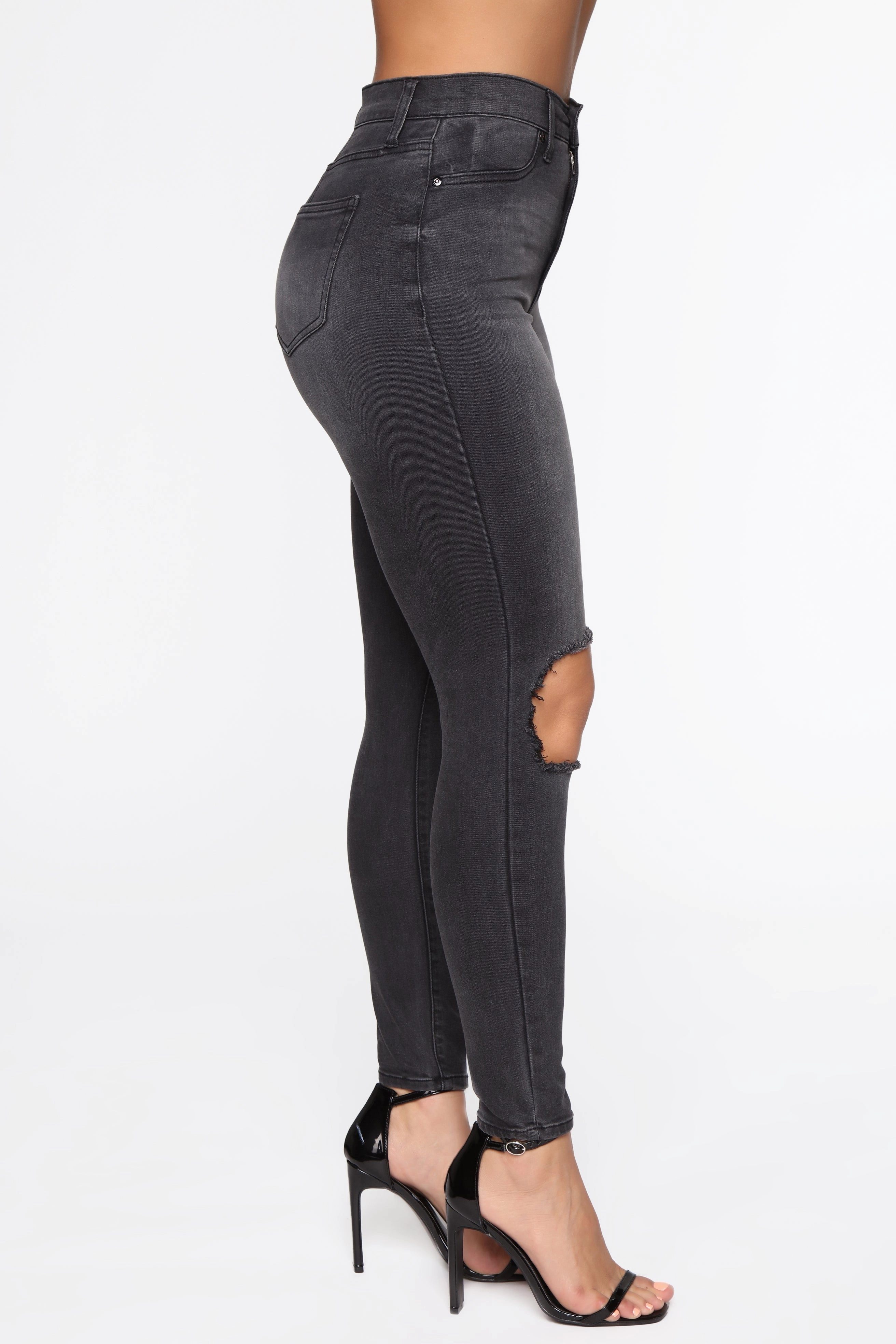 KittenAlarm - All For You High Rise Jeans - Black