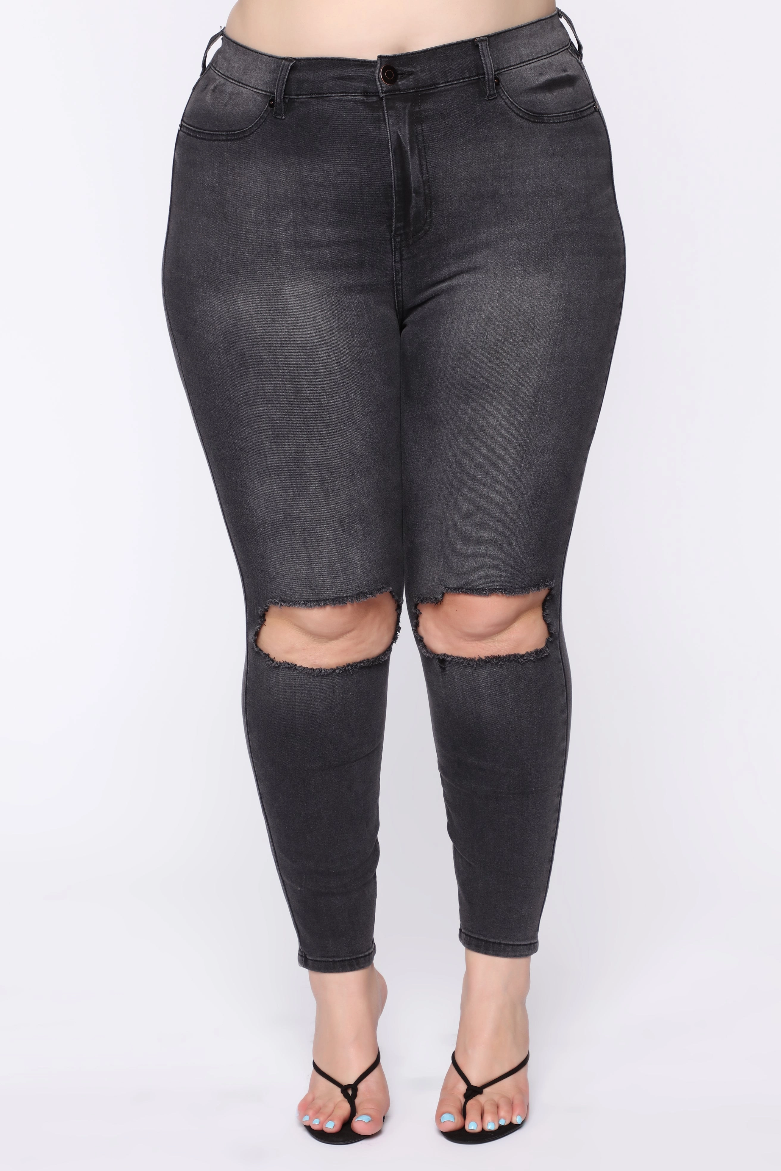 KittenAlarm - All For You High Rise Jeans - Black