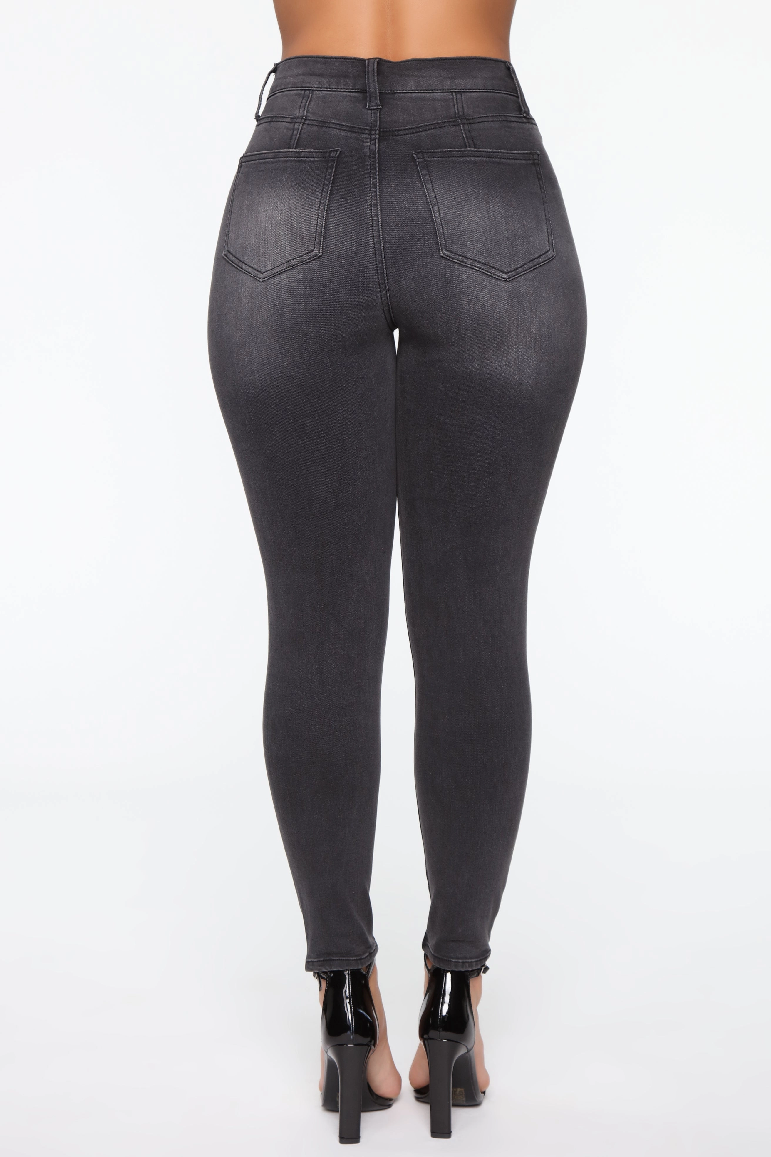 KittenAlarm - All For You High Rise Jeans - Black