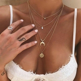 KittenAlarm - Alyson 4-pieces Necklace Set