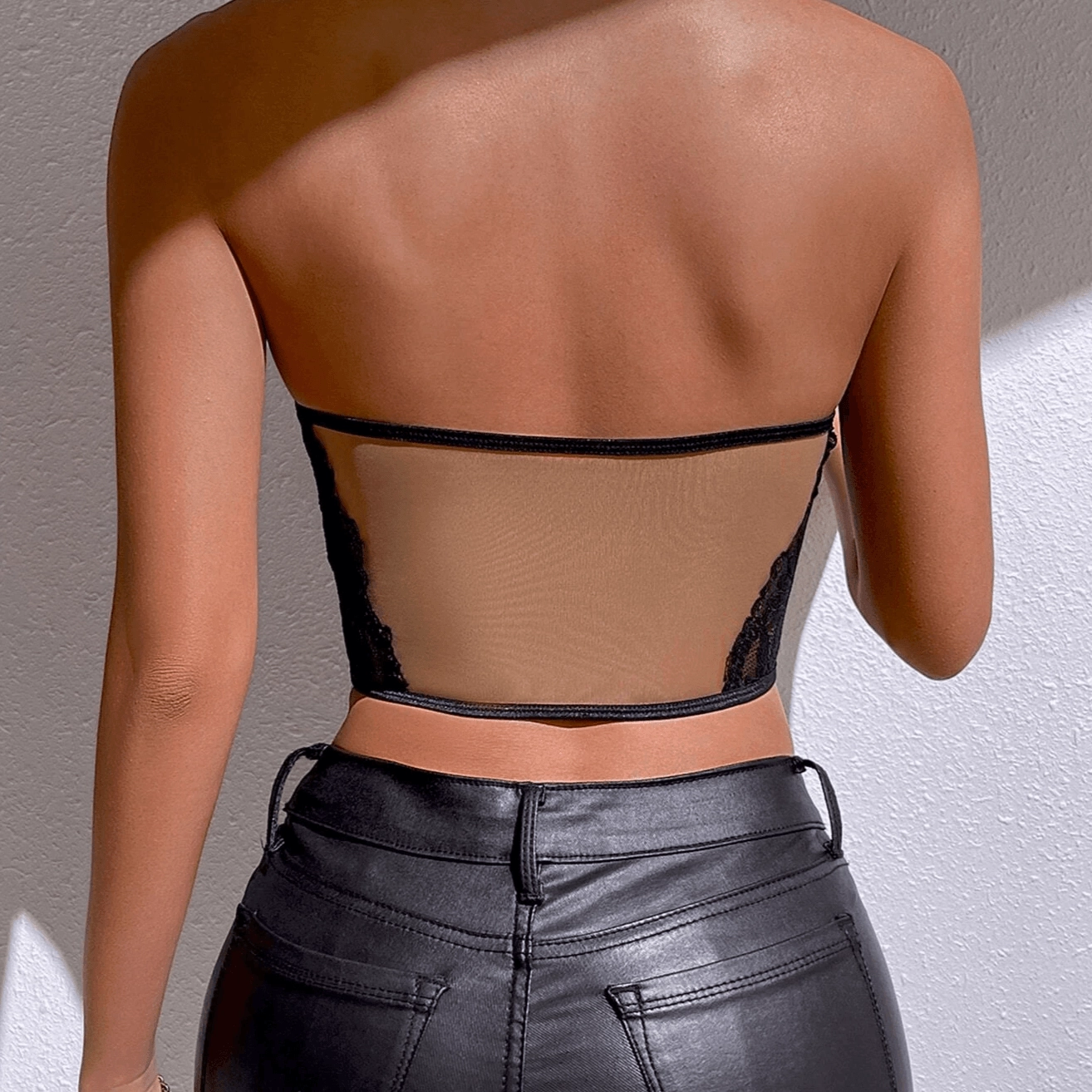 KittenAlarm - Barbie Strapless Lace Up Corset top