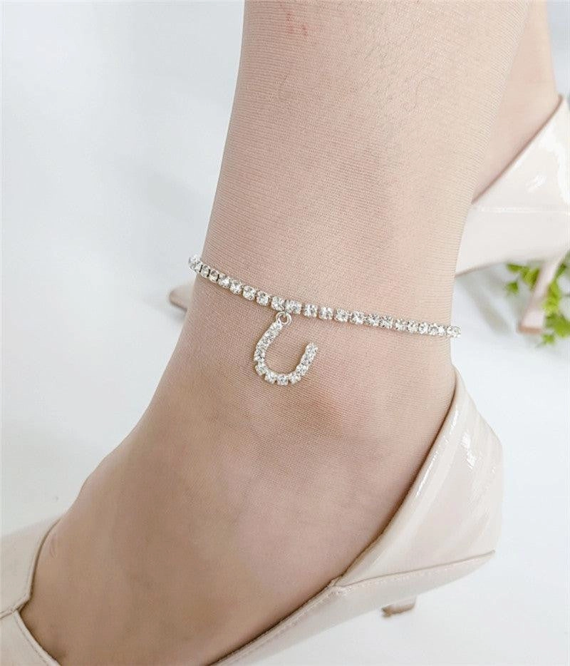 KittenAlarm - Belle Letter Print Anklet