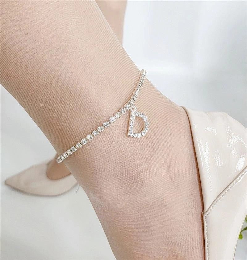 KittenAlarm - Belle Letter Print Anklet