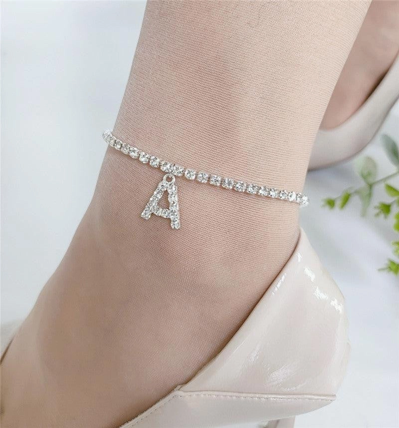 KittenAlarm - Belle Letter Print Anklet