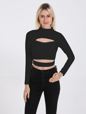 KittenAlarm - Cut Out Crop Tee