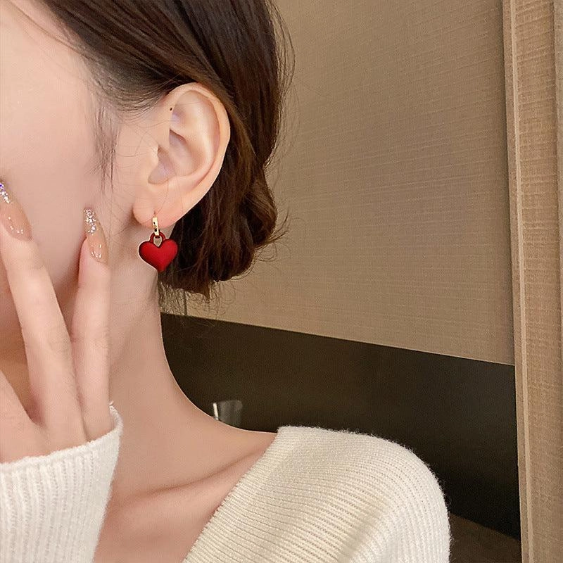 KittenAlarm - Darcey Huggie Heart Earrings