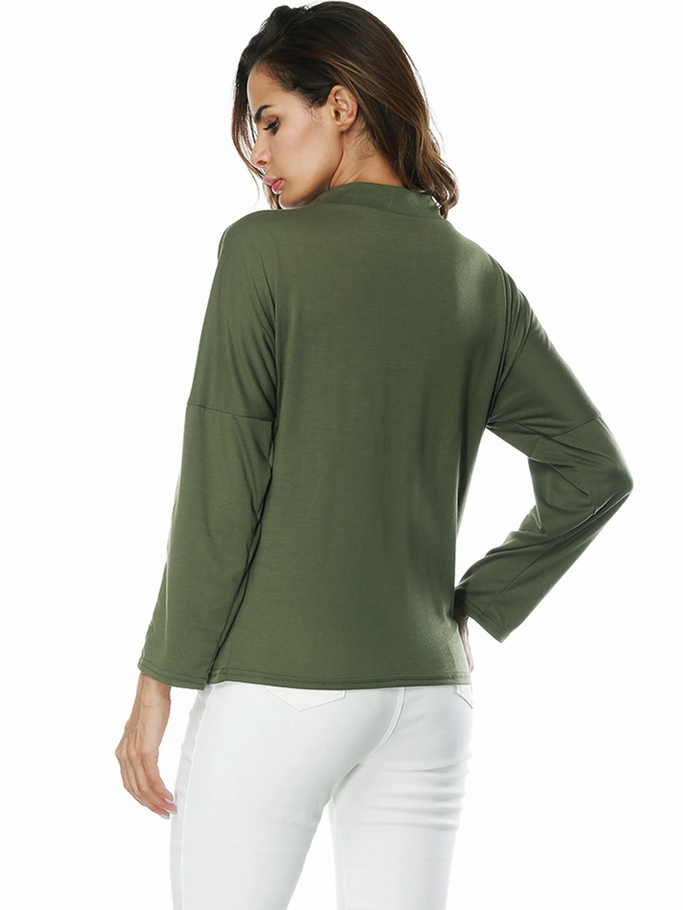KittenAlarm - Deep V Neck Lace Up Top