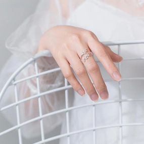 KittenAlarm - Delilah Twist Leafy Ring