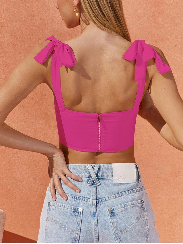 KittenAlarm - Ginny Tie Strap Underwired Tank Top