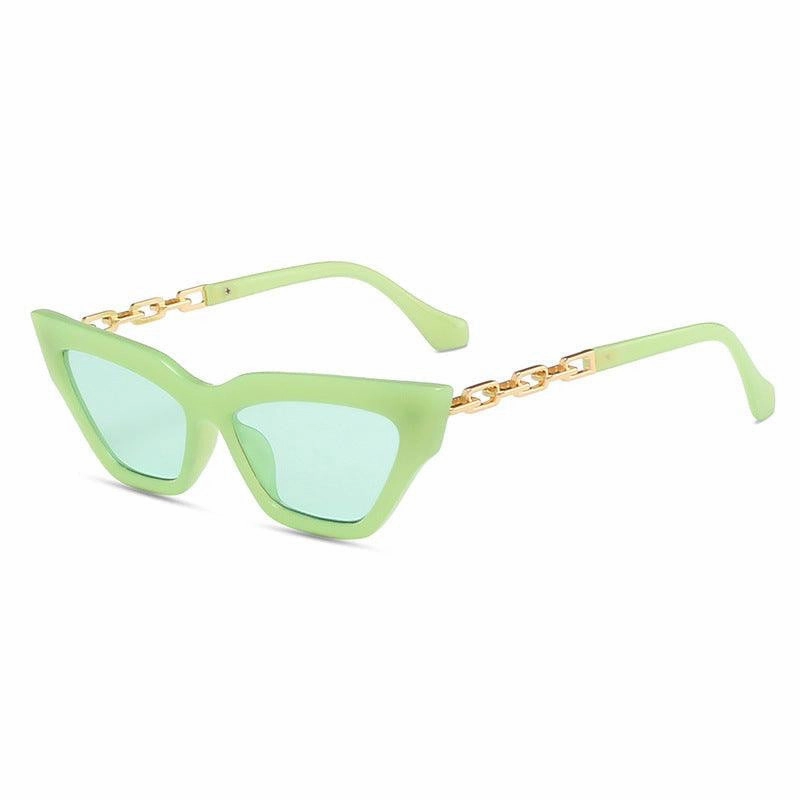 KittenAlarm - Grace Cat Eye Chain Strap Sunglasses