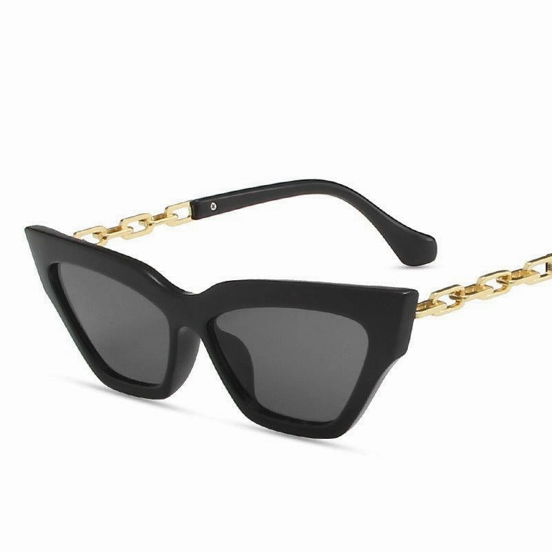 KittenAlarm - Grace Cat Eye Chain Strap Sunglasses