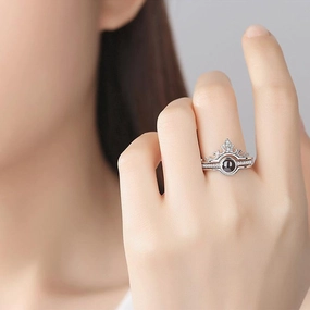 KittenAlarm - Lilith Crown Projection Ring
