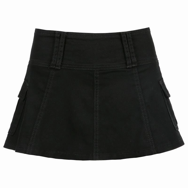 KittenAlarm - Maeve Solid Mini Skirt
