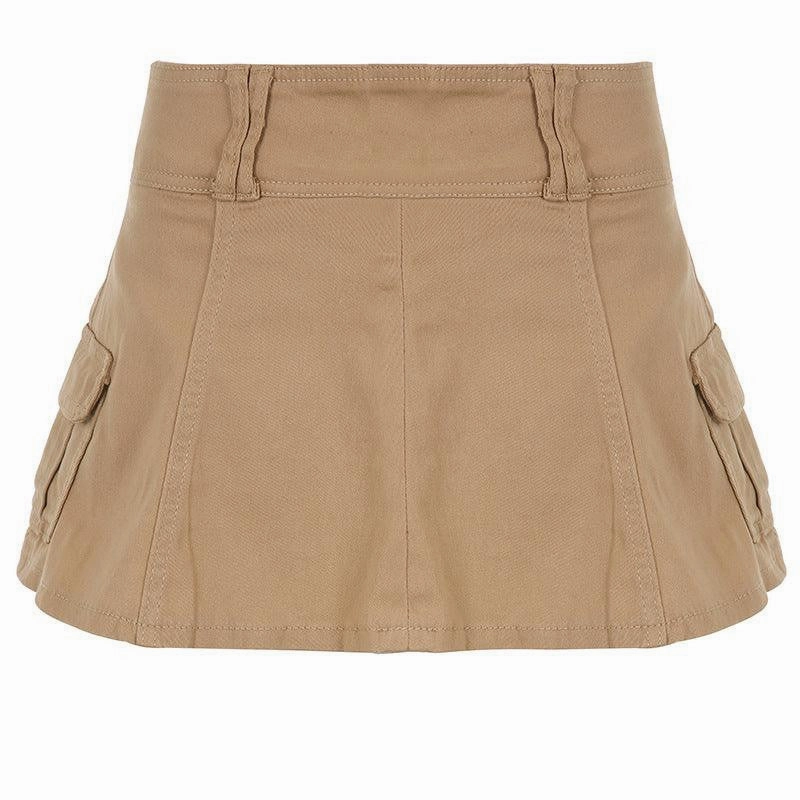 KittenAlarm - Maeve Solid Mini Skirt