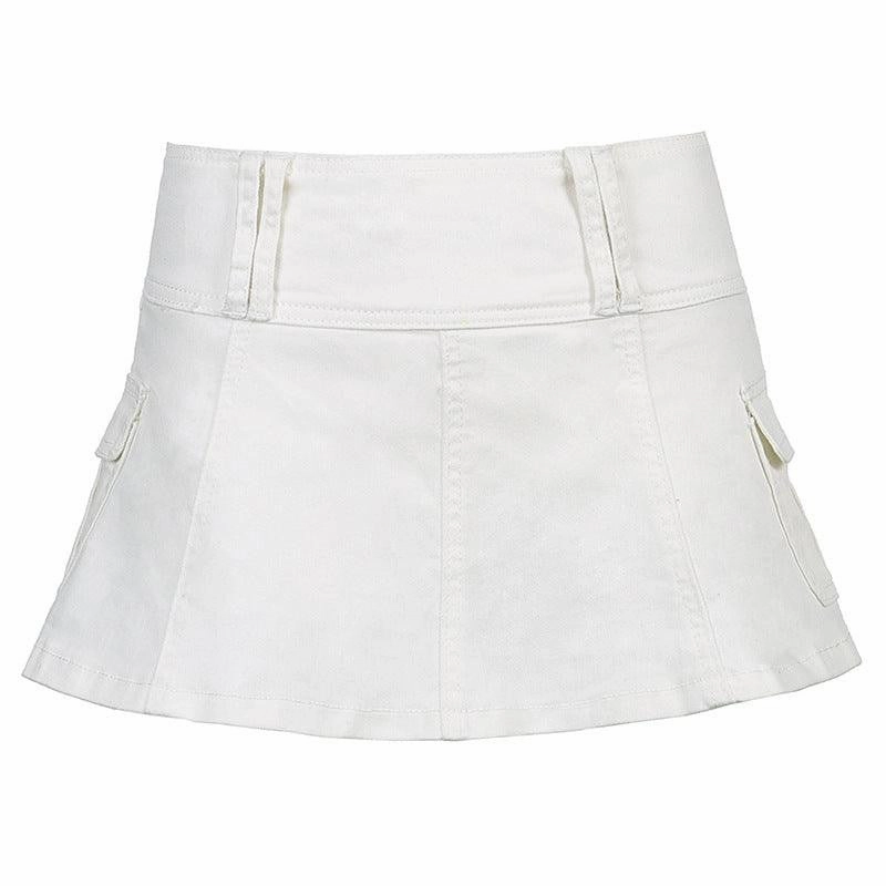 KittenAlarm - Maeve Solid Mini Skirt