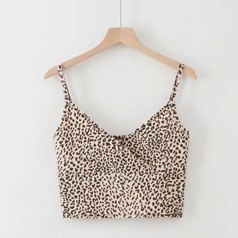 KittenAlarm - Mercedes Spaghetti Strap Cropped Cami Top