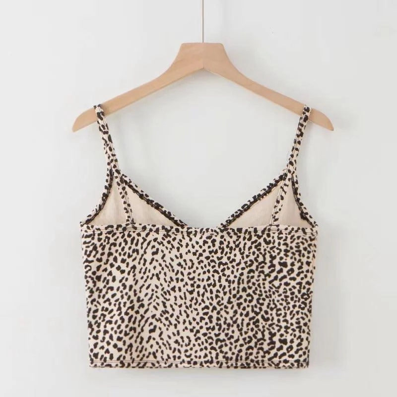 KittenAlarm - Mercedes Spaghetti Strap Cropped Cami Top