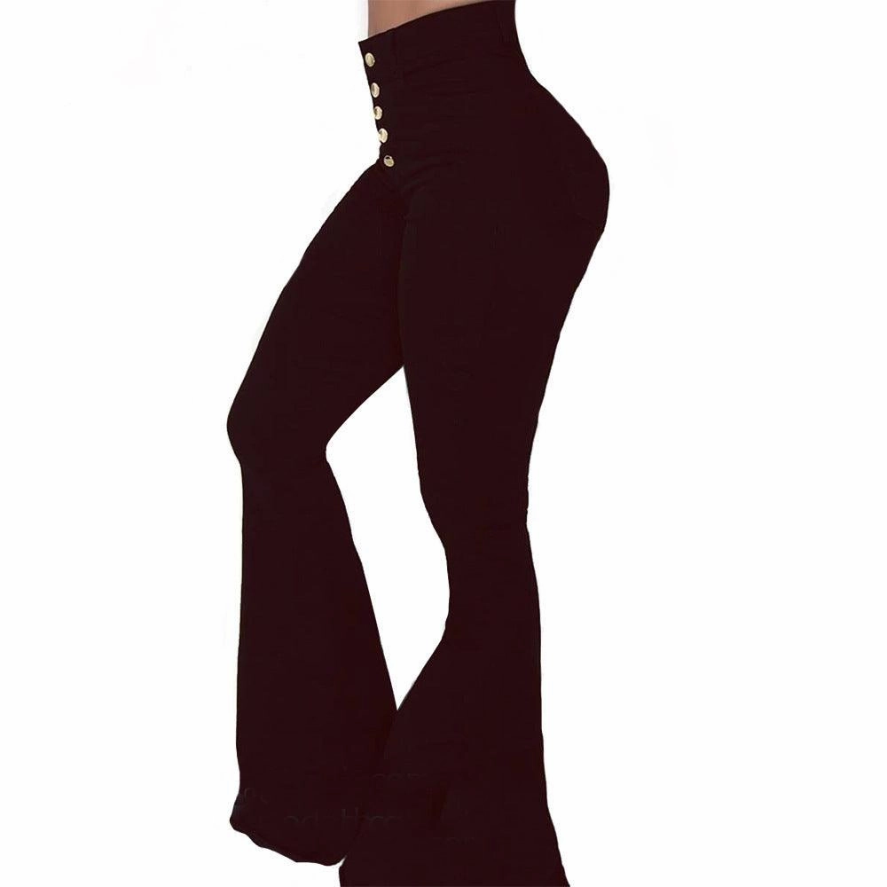 KittenAlarm - Meredith Solid Flare Pants