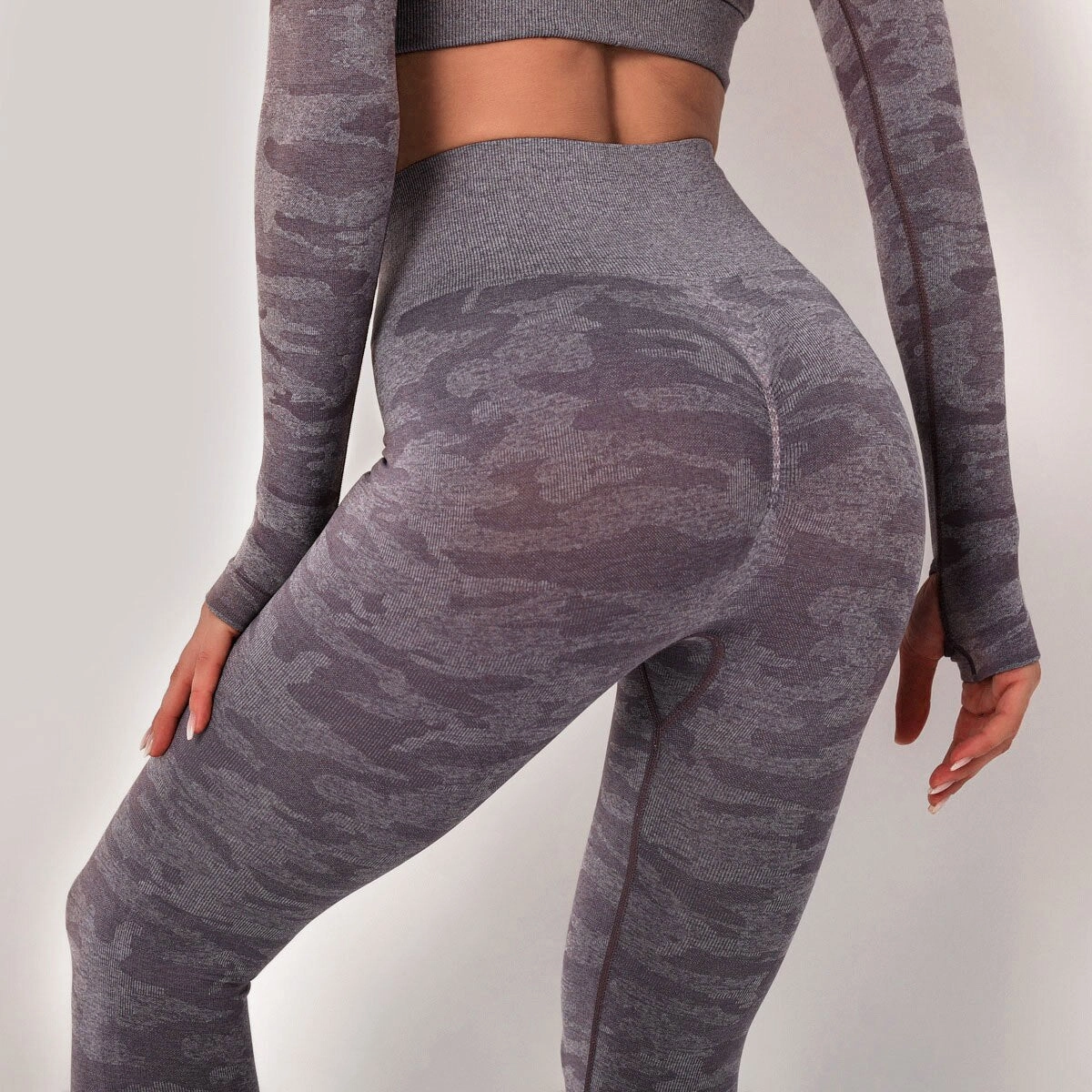 KittenAlarm - Mojoyce Camouflage Yoga Pants Workout Push Up Leggings Women Gym Clothing Fitness High Waist Tights Seamless Sportswear
