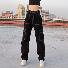 KittenAlarm - Mojoyce Women Graffiti Pants Casual Camo Sweatpant Streetwear Camo Pants High Waist Loose Ladies Trousers Rave 61273