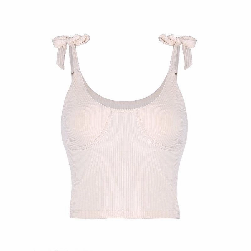 KittenAlarm - Nevaeh Underwire Tie Strap Top