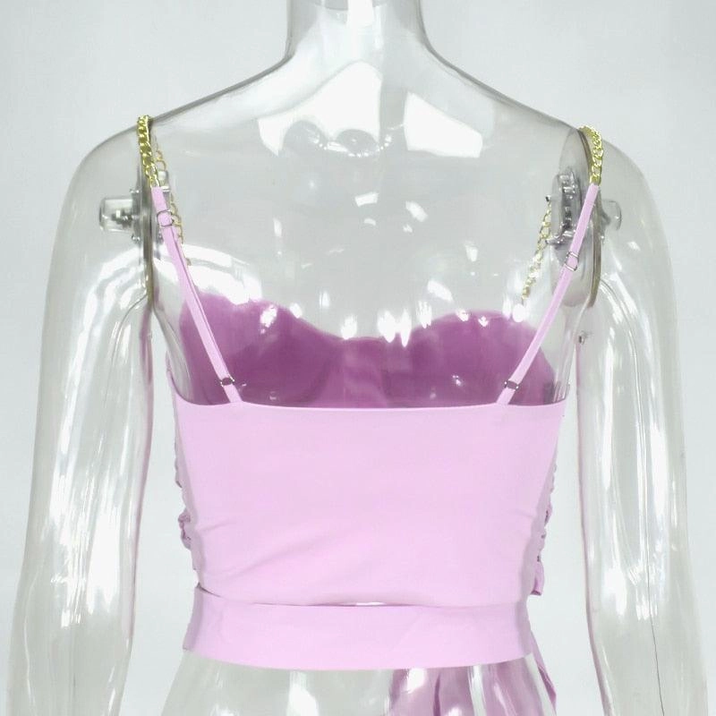 KittenAlarm - Nicky Chain Strap Underwire Top