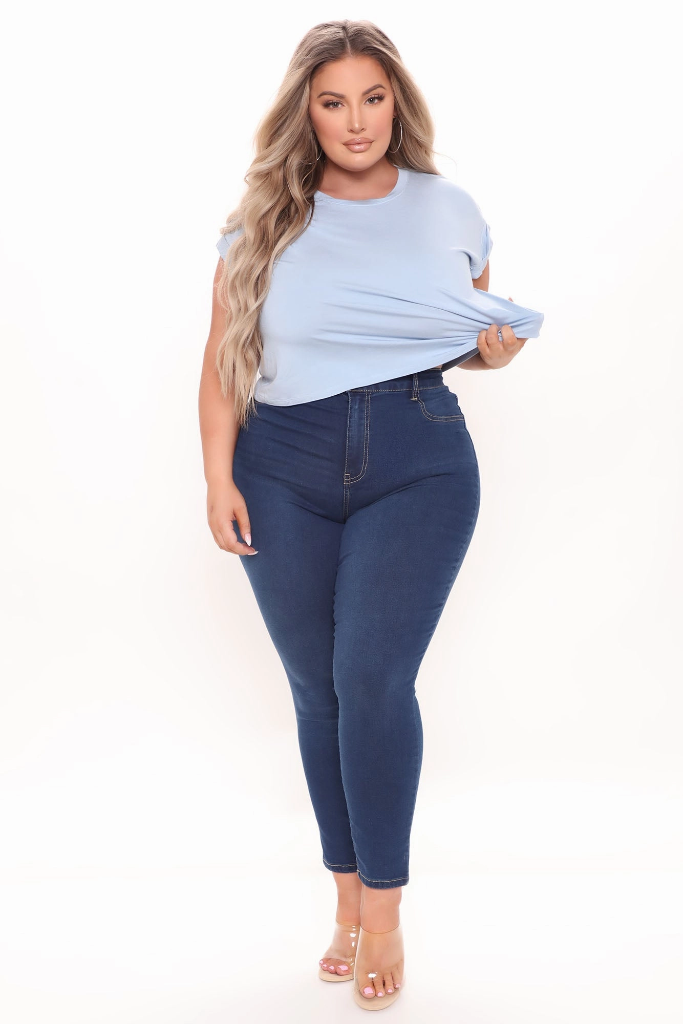 KittenAlarm - Oooh Girl High Rise Ankle Jeans - Rinse