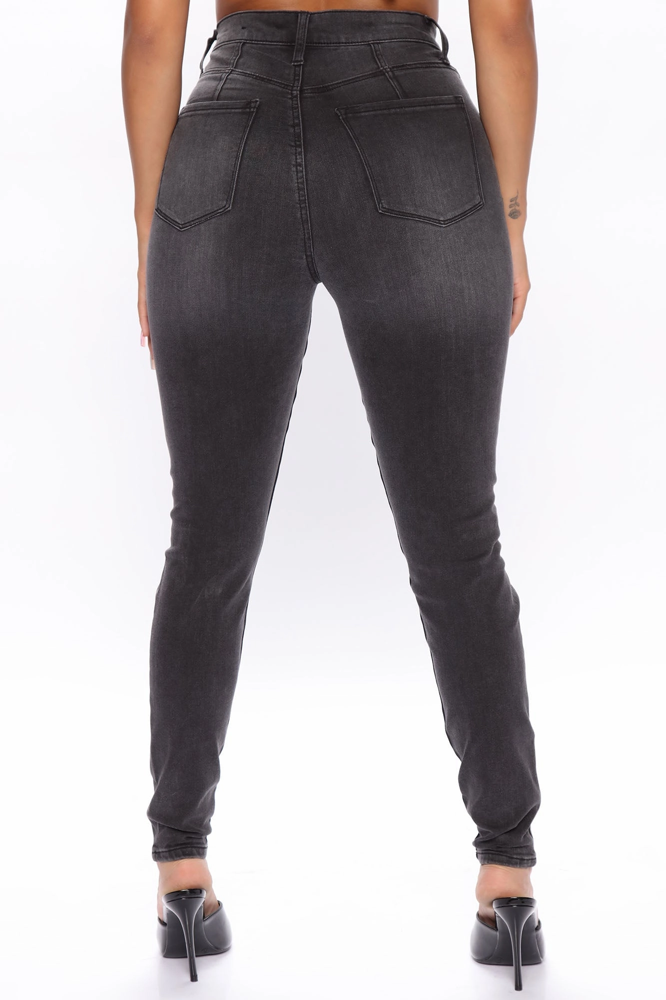 KittenAlarm - Our Favorite High Rise Skinny Jeans - Grey