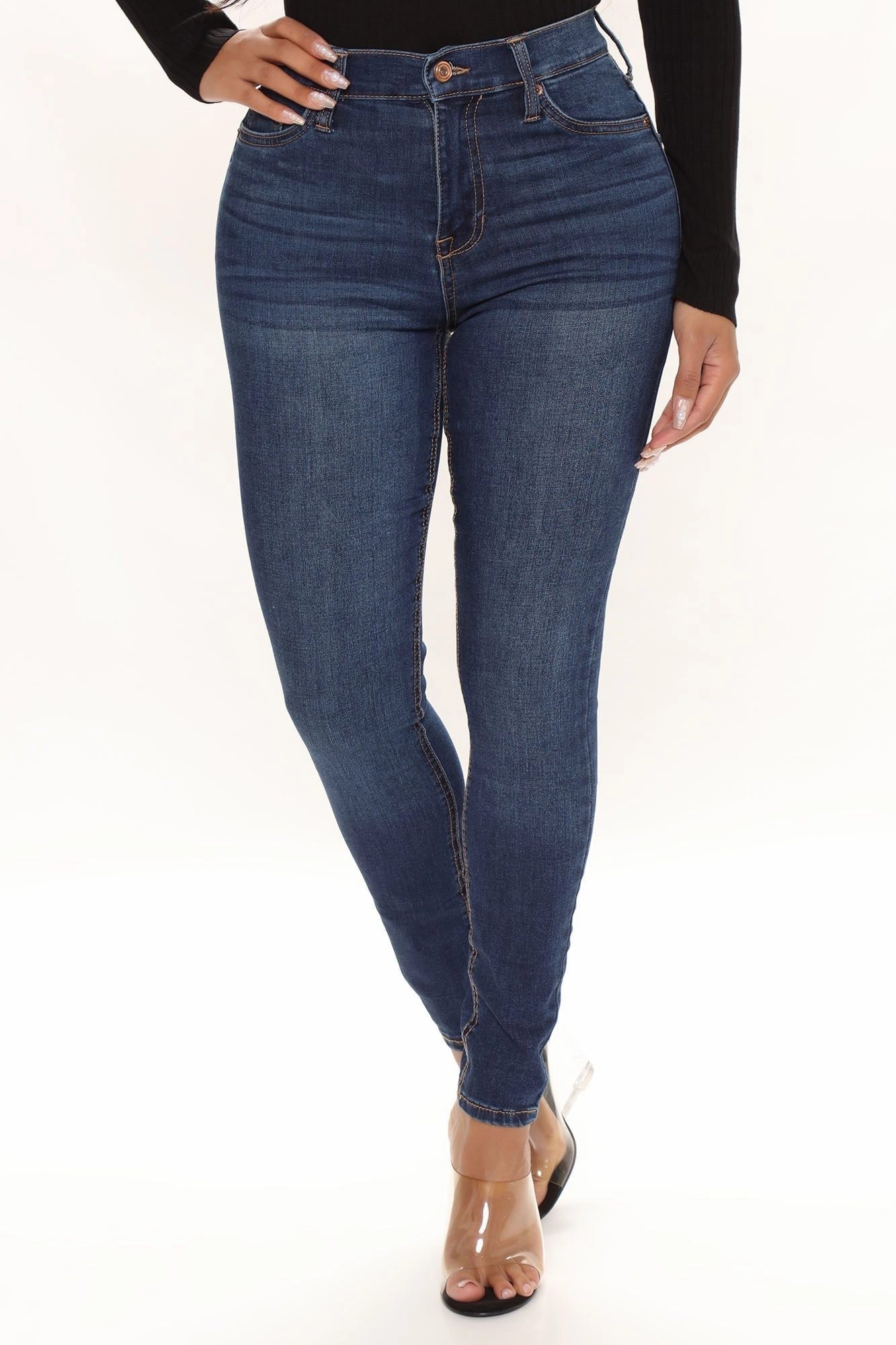 KittenAlarm - Out On The Town Skinny Jeans - Dark Wash