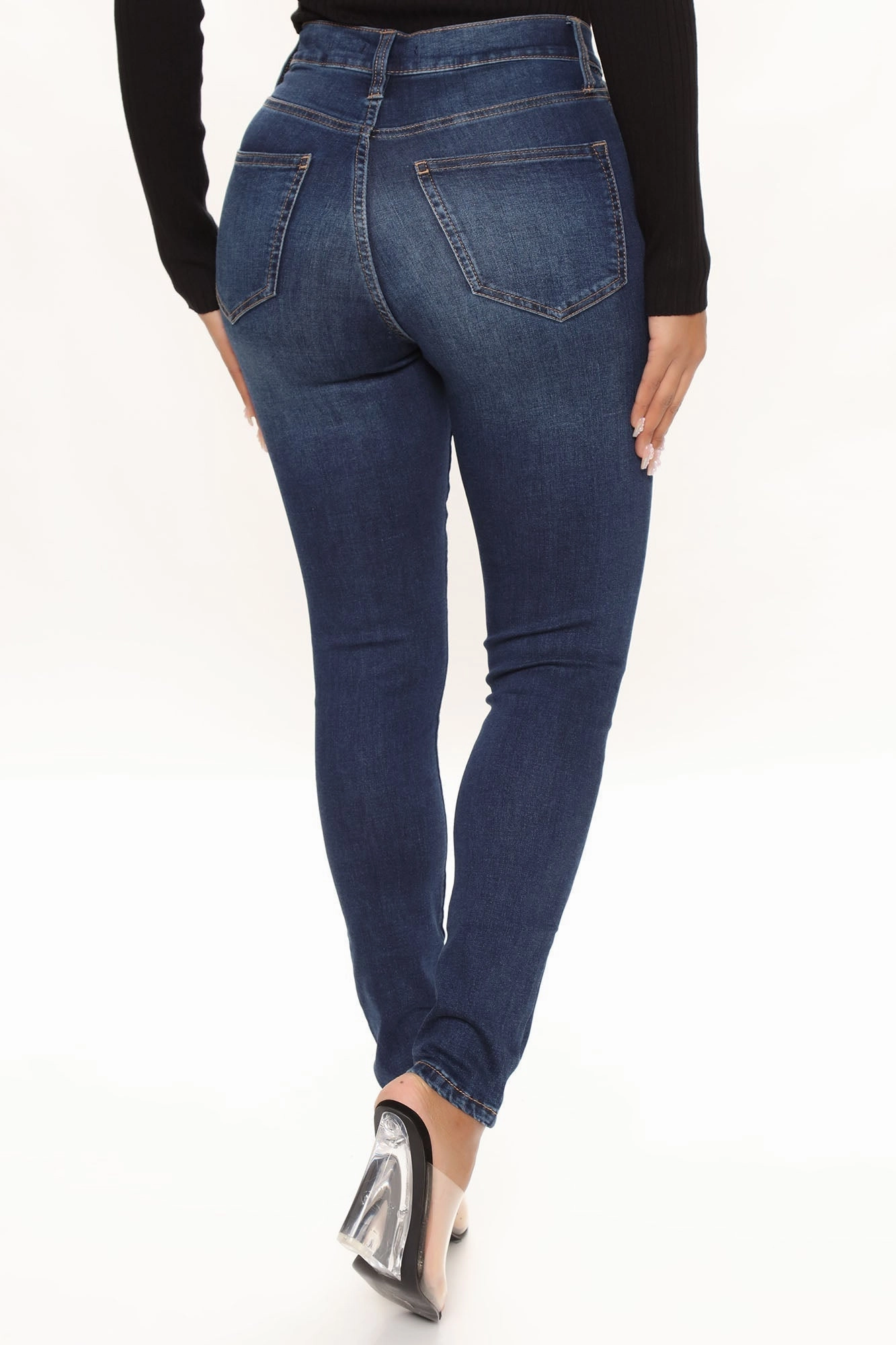 KittenAlarm - Out On The Town Skinny Jeans - Dark Wash