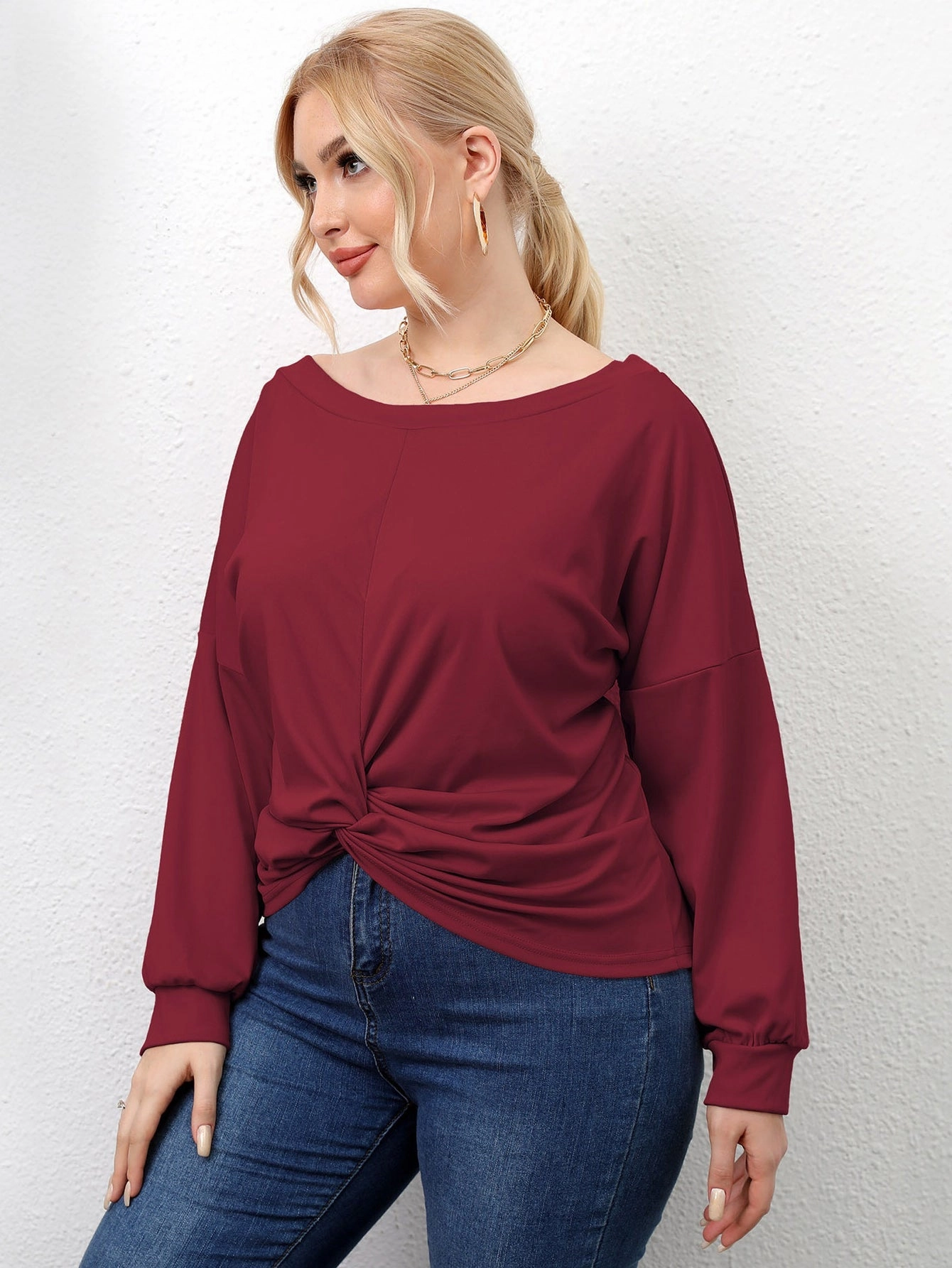 KittenAlarm - Plus Drop Shoulder Twist Tee