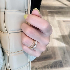 KittenAlarm - Randi Gold Double Opening Ring