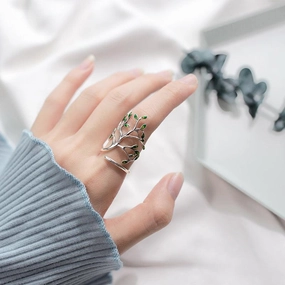 KittenAlarm - Tracie Leaf Sweet Ring