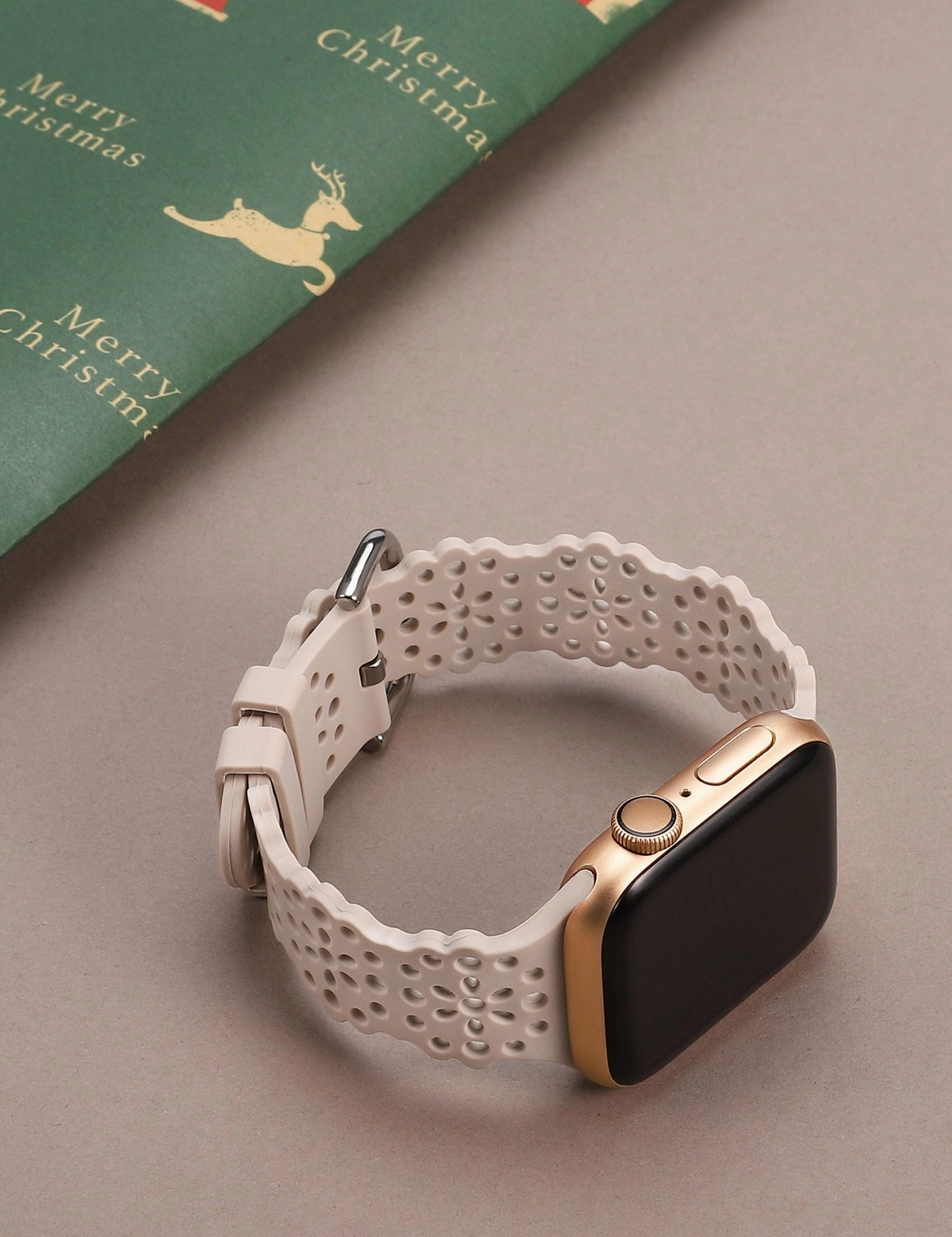 Lace Apple Watch Band | Silicone Loop Strap | Silicone Lace Band