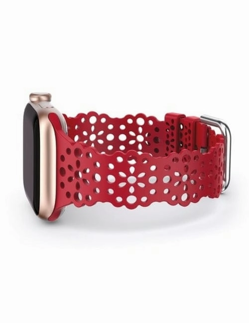 Lace Apple Watch Band | Silicone Loop Strap | Silicone Lace Band