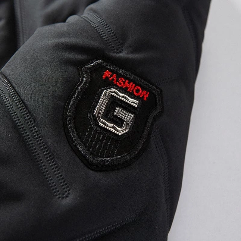 Men's Jacket Stand Collar mens Jackets Winter New down jacket Warm Jackets men business leisure coat youth stripe coats L-5XL
