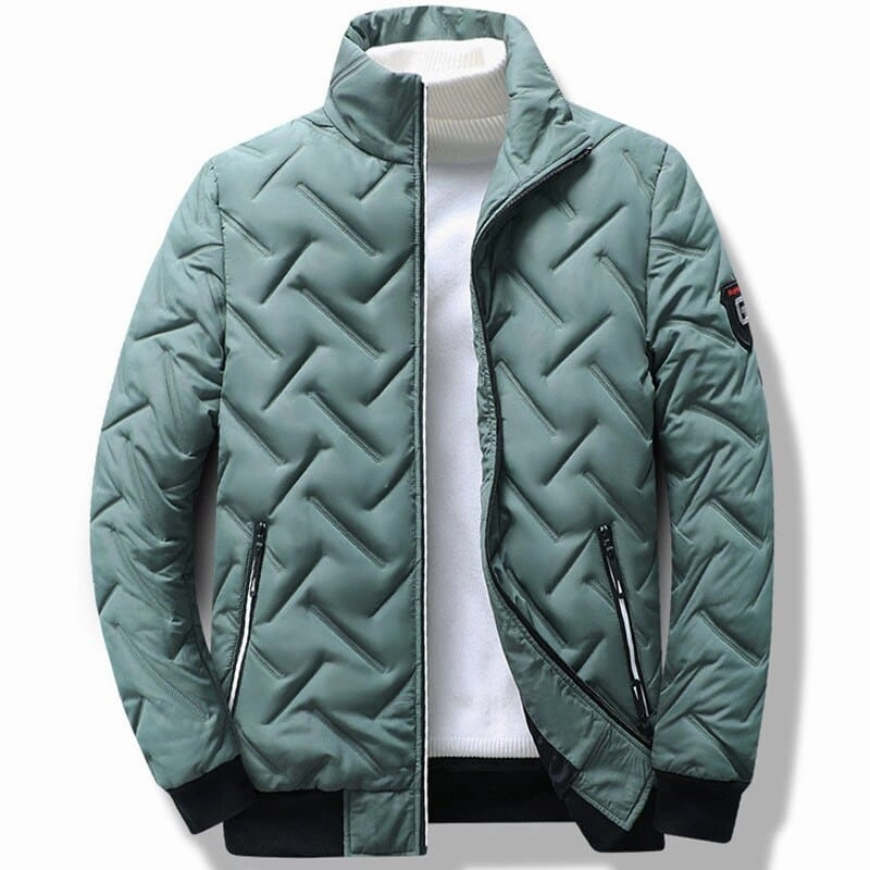 Men's Jacket Stand Collar mens Jackets Winter New down jacket Warm Jackets men business leisure coat youth stripe coats L-5XL