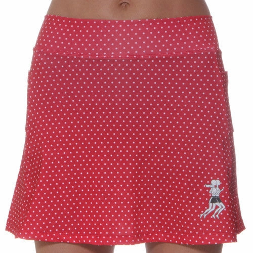 Red Dot Athletic Skirt