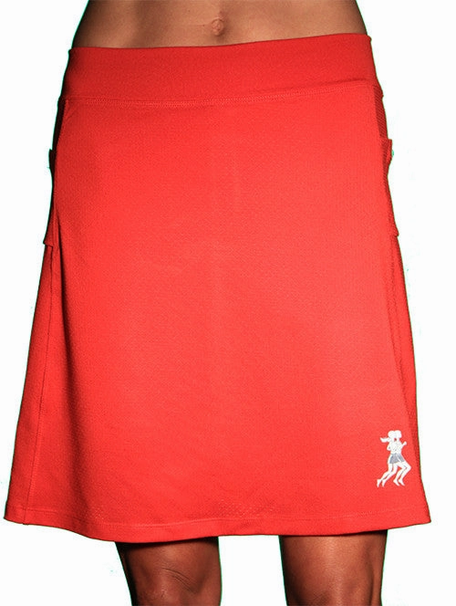 Red Ultra Swift Golf Skirt
