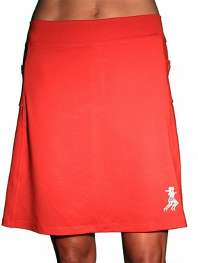 Red Ultra Swift Golf Skirt